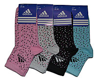 Носки женские спортивные Adidas размер 36-40 (разные цвета)
