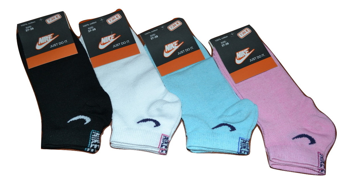 Носки женские спортивные Nike (сетка) размер 37-39 (разные цвета) - фото 1 - id-p5349842