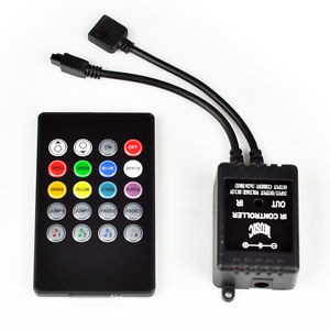 RGB music музыкальный контроллер 6A IF 72W, 12V, 18 кнопок - фото 1 - id-p4775154