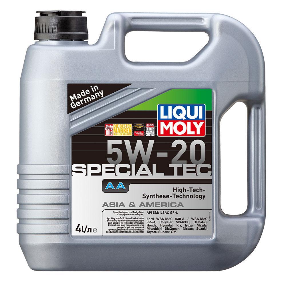 Синтетическое моторное масло - Liqui Moly SPECIAL TEC AA 5W-20 4 л. - фото 1 - id-p5255258