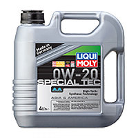Синтетическое моторное масло - Liqui Moly SPECIAL TEC AA 0W-20 4 л.