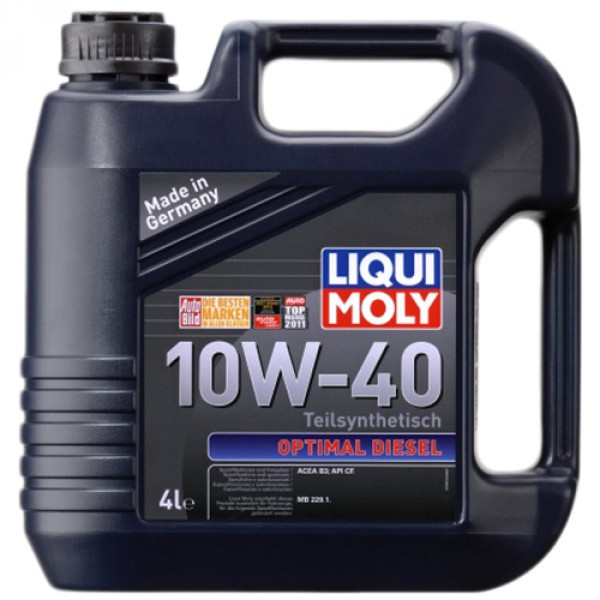 Полусинтетическое моторное масло - Liqui Moly Optimal Diesel SAE 10W-40 4 л. - фото 1 - id-p5255450