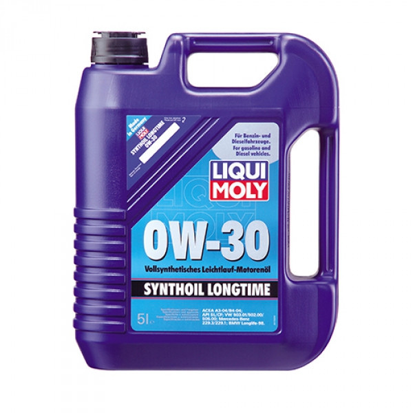 Синтетическое моторное масло - Liqui Moly Synthoil Longtime SAE 0W-30 5 л. - фото 1 - id-p5255270