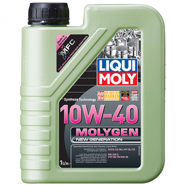 Полусинтетическое моторное масло - Liqui Moly Molygen New Generation 10W-40 1 л. - фото 1 - id-p5255401