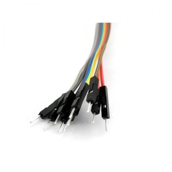 10x Dupont Дюпон кабель папа-мама 20см для Arduino - фото 1 - id-p5360361