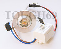Мебельный светодиодный светильник LED 3w DL-C120 Теплый белый