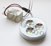 Мебельный светодиодный светильник LED 3w DL-301 Теплый белый