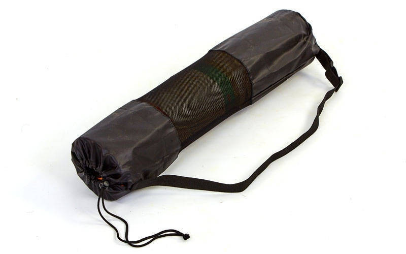 Чехол для йога коврика Yoga bag (р-р 16 х 70 см) цвет - черный - фото 1 - id-p5221209