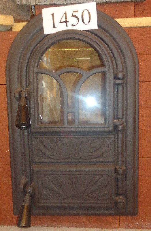 Дверца печная со стеклом - фото 1 - id-p5378496