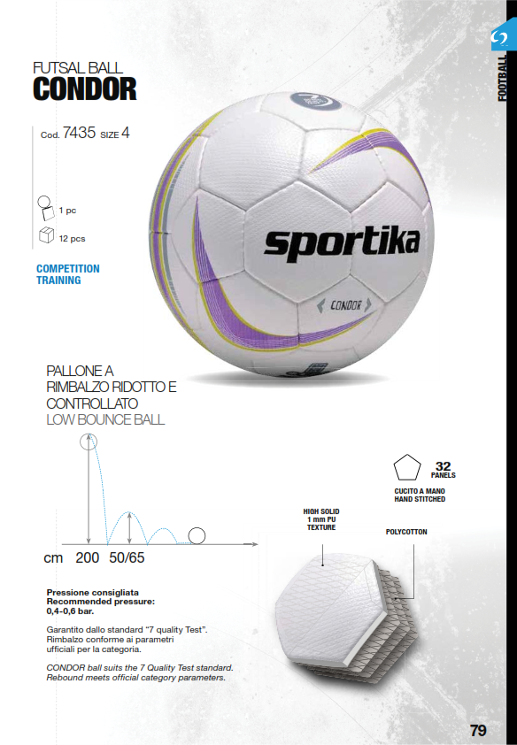 Мяч футбольный CONDOR SPORTIKA (ITALIA) Nr.4 - фото 1 - id-p5381286