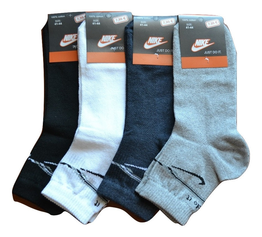 Носки мужские спортивные Nike (сетка) размер 41-44 (разные цвета) - фото 1 - id-p5349828