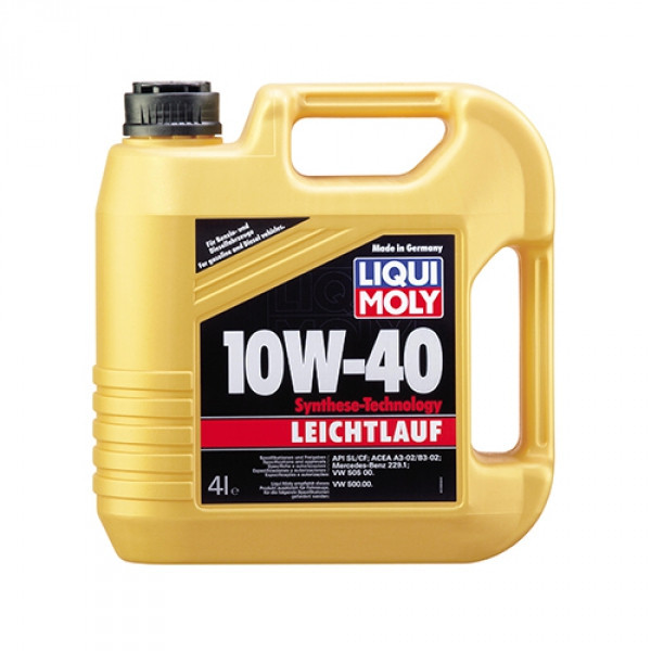 Полусинтетическое моторное масло - Liqui Moly Leichtlauf SAE 10W-40 4 л. - фото 1 - id-p5255451