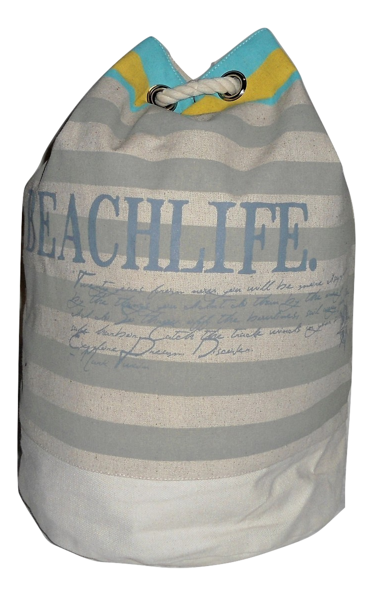 Пляжная сумка - рюкзак из ткани - фото 1 - id-p5421265