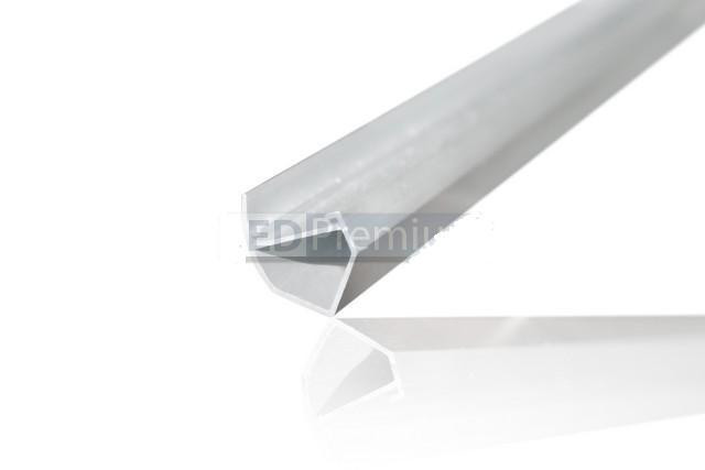 Алюминиевый LED профиль угловой LP-4 для светодиодной ленты оформление витрин - фото 1 - id-p5425562