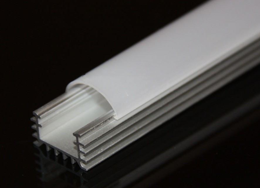 Алюминиевый LED профиль LP-5 накладной для светодиодной ленты, линейки - фото 1 - id-p5425563
