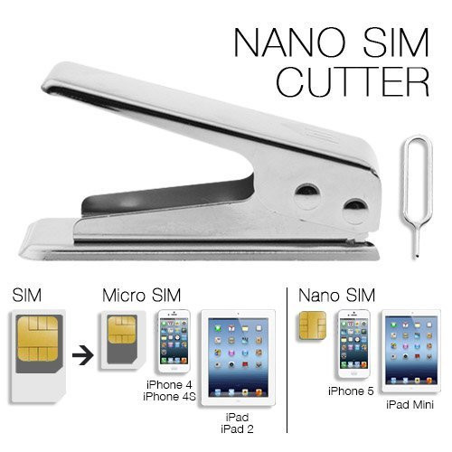 Cutter-Резак сим карты Nano Sim iPhone 5/iPad mini - фото 1 - id-p4774482