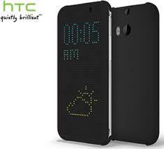 Чехол-книжка Dot View для HTC Desire 828 Лимонный - фото 1 - id-p5435459