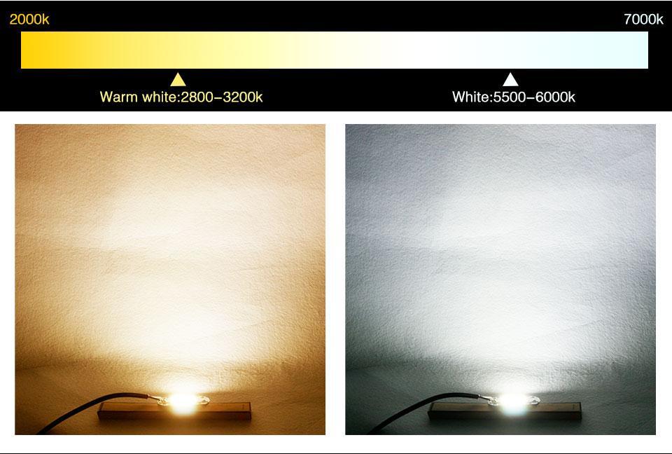 Светодиодная LED матрица 50w 76mm IC SMART CHIP 220V ( встроенный драйвер ) Теплый белый - фото 1 - id-p5435568