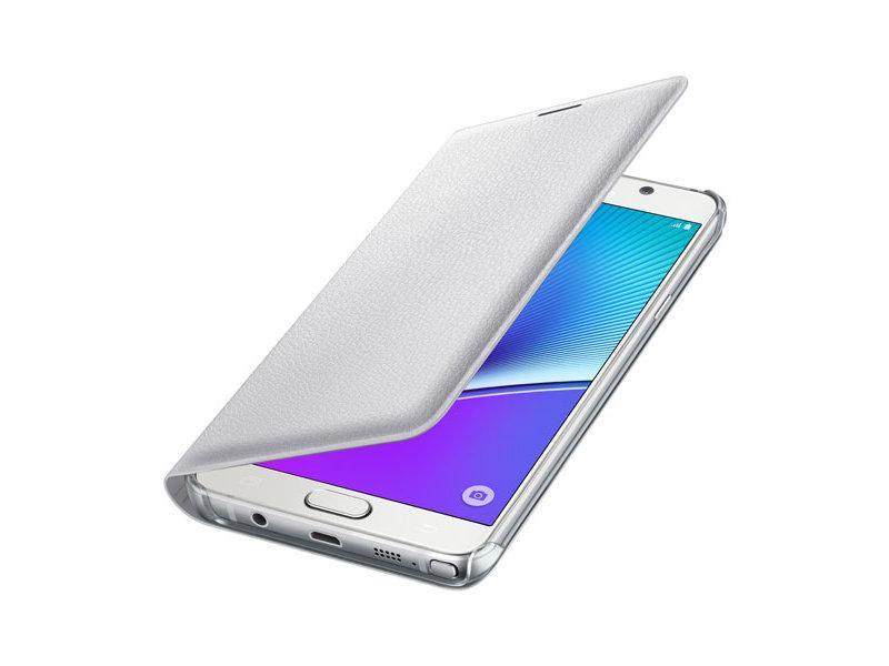 Чехол - книжка Flip Cover Samsung Galaxy Note 5 N920 Белый - фото 1 - id-p5436097