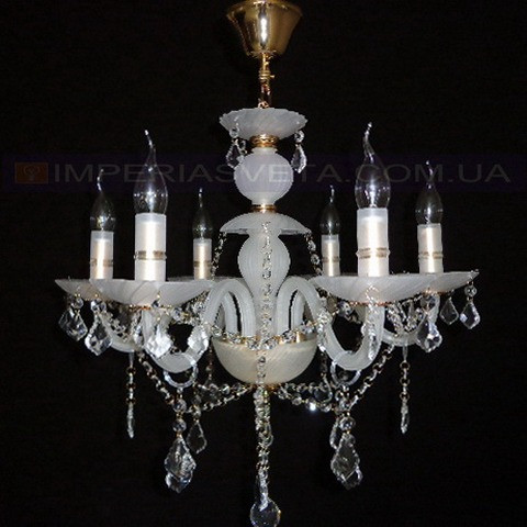 Люстра со свечами хрустальная IMPERIA шестиламповая MMD-342326 - фото 1 - id-p5439110