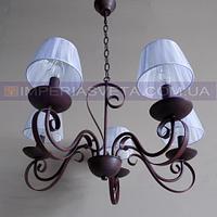 Кованая люстра под старину IMPERIA пятиламповая MMD-540263