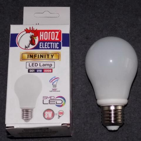 Светодиодная лампочка Horoz Electric LED 8W E27 3000K шарик MMD-540015 - фото 1 - id-p5439332