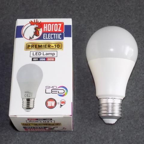 Светодиодная лампочка Horoz Electric LED 10W E27 4200K традиционная MMD-535346 - фото 1 - id-p5439335