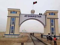 Rail freight transport to rail station of Aqina Afghanistan.