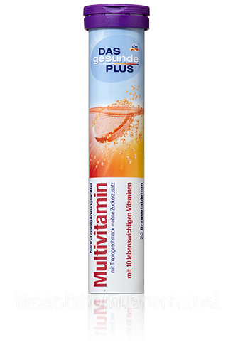 Растворимые витамины Das Gesunde Plus Multivitamin Brausetabletten - фото 1 - id-p5454418