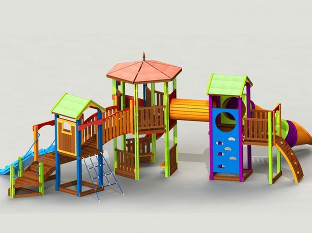 Игровой комплекс модель: К36 (Детская площадка) - фото 1 - id-p742152