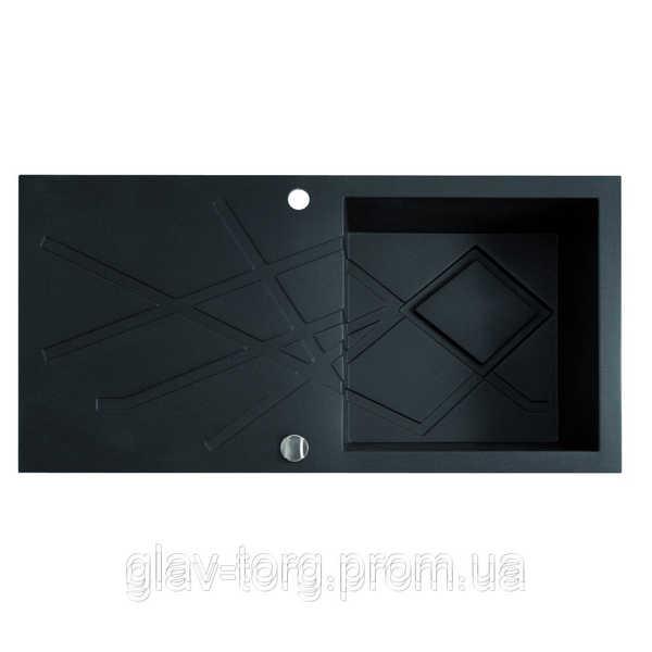 Marmorin Кухонная мойка гранитная Marmorin Foorn II 460113 Цвет Black 002 - фото 1 - id-p5521357