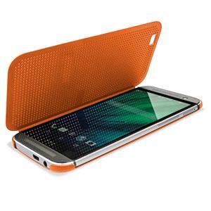 Чехол-книжка Dot View для HTC One A9 Оранжевый - фото 1 - id-p5435444