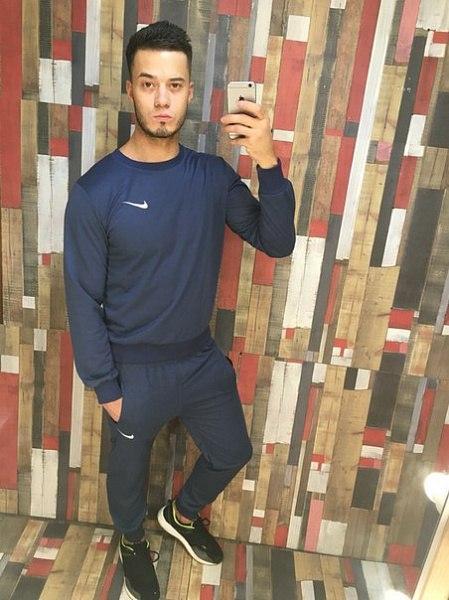 Спортивный мужской костюм летний кофта и штаны, лого Nike - фото 1 - id-p5537874