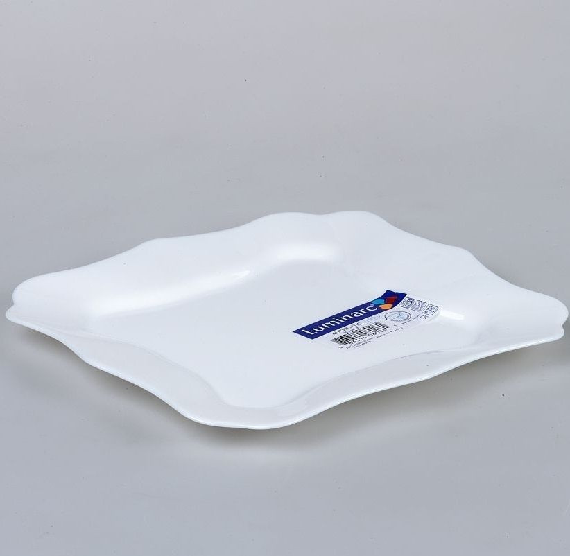 Тарелка десертная квадр. Luminarc Authentic White 20,5 см J4701 - фото 1 - id-p5554755