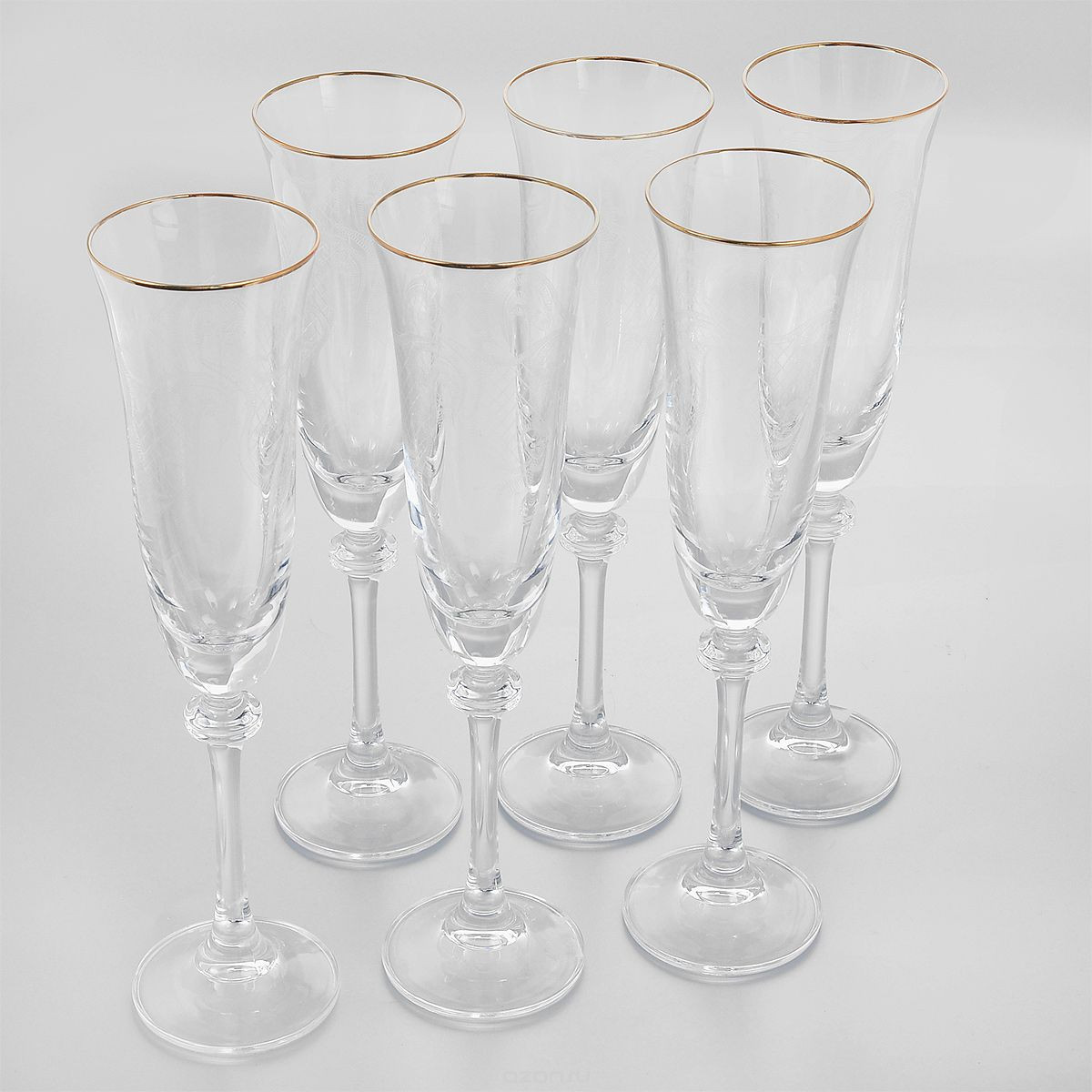 Набор бокалов для шампанского Bohemia Alexandra 190 мл 6 пр b1SD70 - фото 1 - id-p5555636
