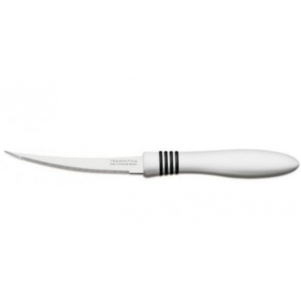 Нож для томатов Tramontina Cor&Cor 102 мм бел. руч. 23462/284 - фото 1 - id-p5559927