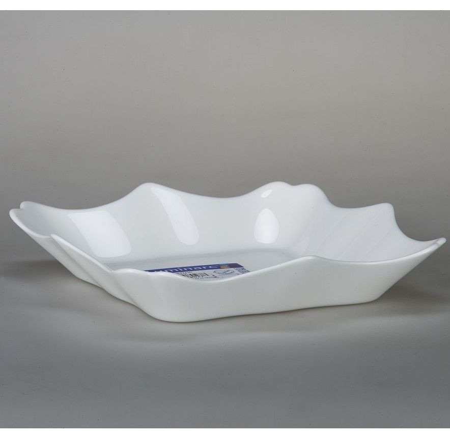 Тарелка суповая квадр. Luminarc Authentic White 22,5 см J1342 - фото 1 - id-p5560809