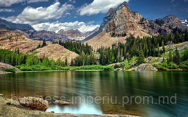 Картина Озеро, горы - фото 1 - id-p773831