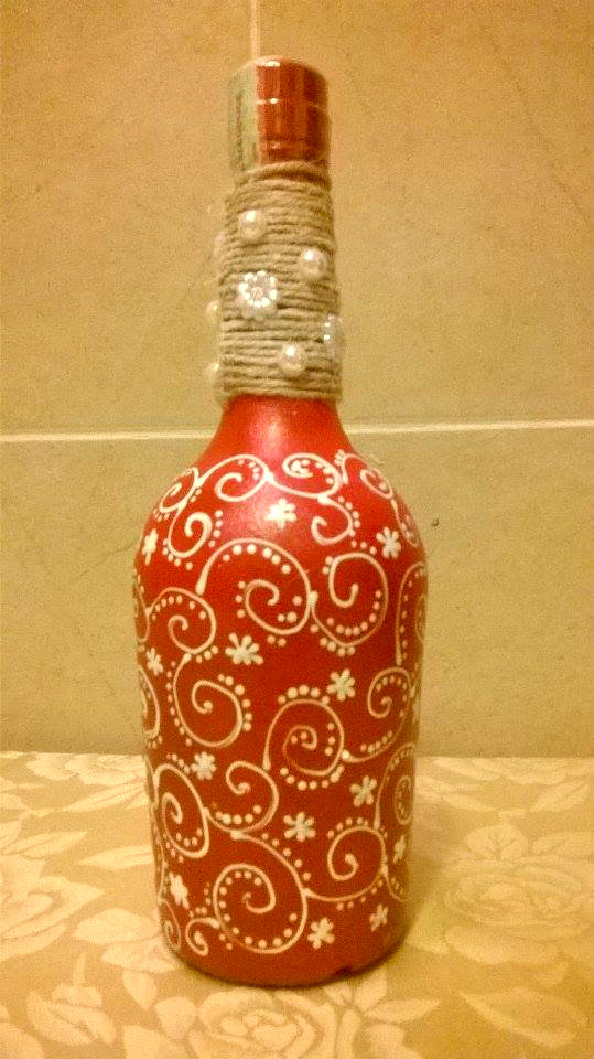 Роспись бутылок, ваз, тарелок - фото 1 - id-p5581999