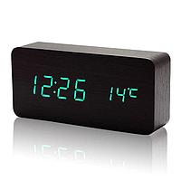Деревянные часы LED Wooden Clock 1299