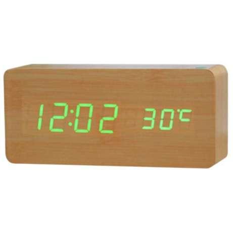 Деревянные часы LED Wooden Clock 1292 - фото 1 - id-p5617189