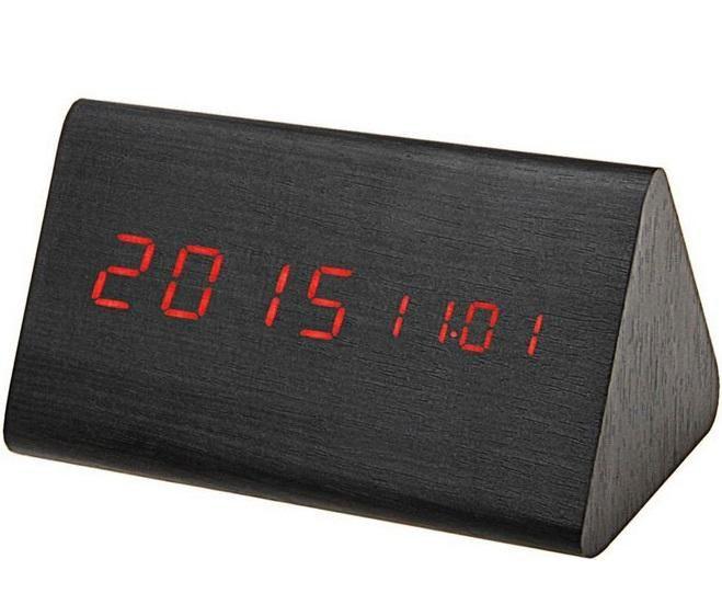 Деревянные часы LED Wooden Clock 1301 - фото 1 - id-p5617190