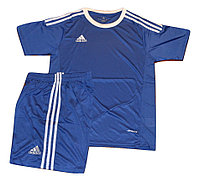 Футбольная форма игровая Adidas ( цвет - синий ) M (на рост 160-170 см)