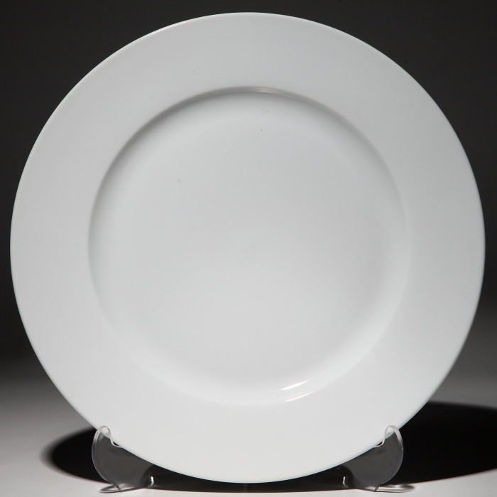 Тарелка белая круглая с бортом 23 см F0087-9 - фото 1 - id-p5635372