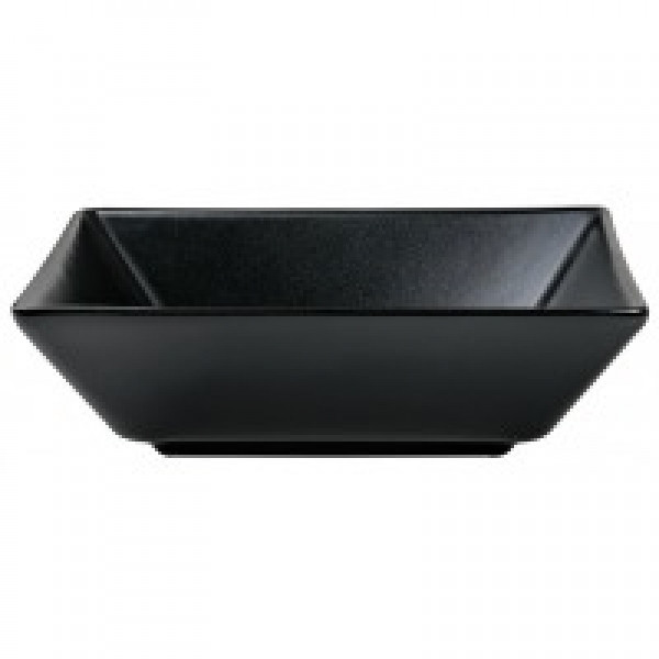 Тарелка суповая Ipec Tokyo 21х21 см черная, FAT21*21N - фото 1 - id-p5635435