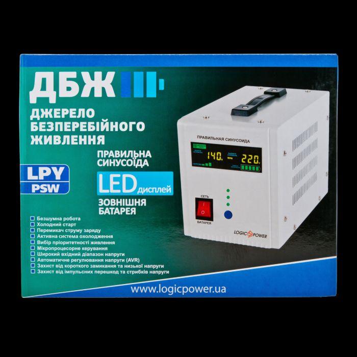 ИБП Logicpower LPY-B-PSW-500 + (350Вт), для котла, чистая синусоида, внешняя АКБ - фото 1 - id-p5635504