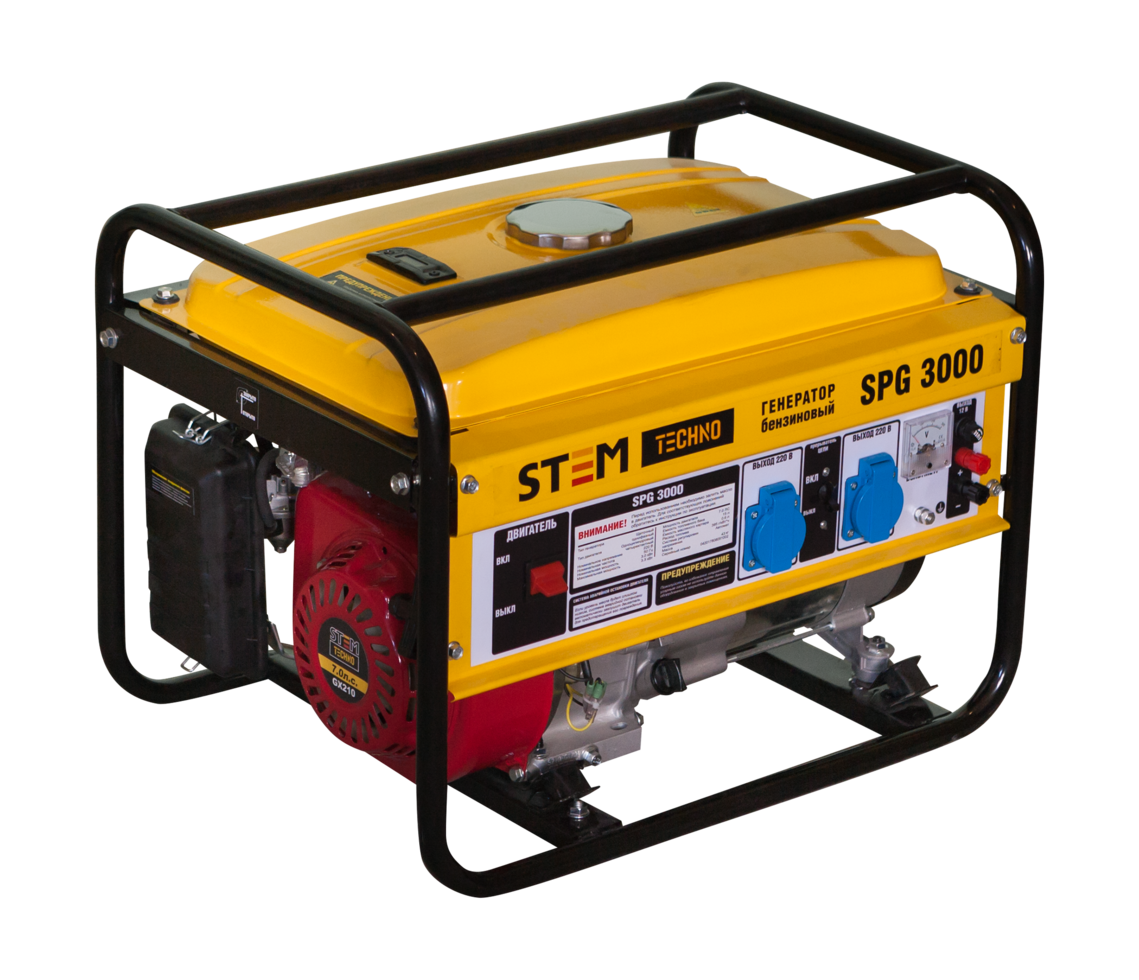 Бензиновый генератор Stem SPG 3000 (3 Квт) - фото 1 - id-p5638865