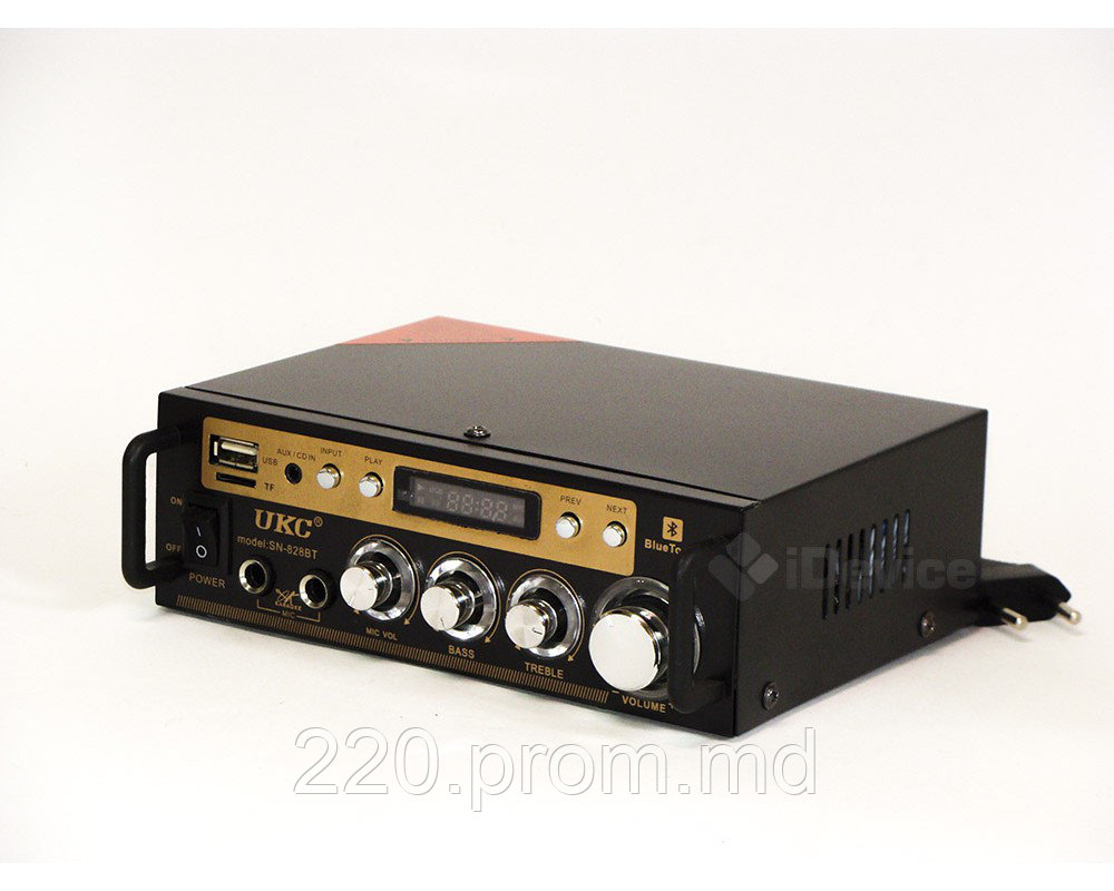 Усилитель звука UKC SN-828BT Bluetooth - фото 1 - id-p5674410