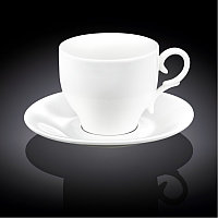 Чашка чайная с блюдцем Wilmax 330 мл, WL-993105