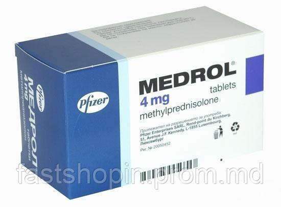 Таблетки Медрол/Medrol 4мг №30 ( Pfizer) - фото 1 - id-p5675724